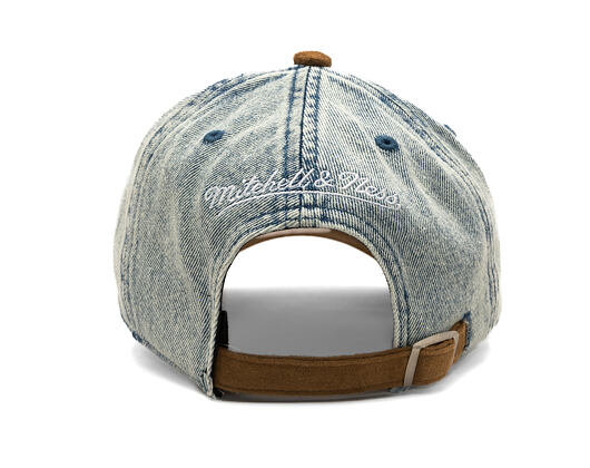 Kšiltovka Mitchell & Ness - Den Suede Strapback - NBA - New York Knicks - Blue