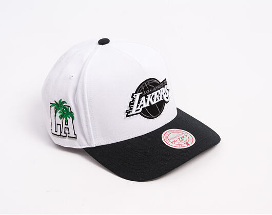 Kšiltovka Mitchell & Ness - In The City - NBA - Los Angeles Lakers - White