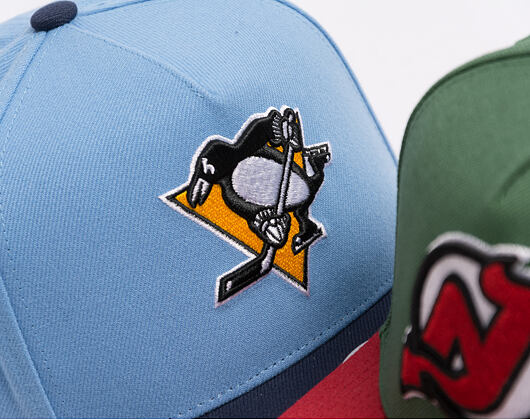 Kšiltovka Mitchell & Ness - Legendary Home - NHL - Pittsburgh Penguins - Light Blue