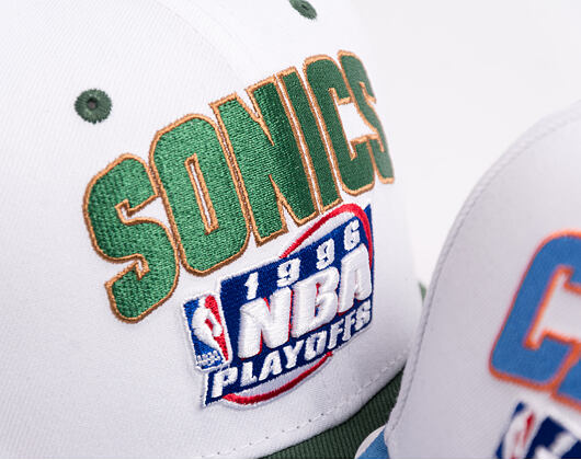 Kšiltovka Mitchell & Ness - Post Season Hwc - NBA - Seattle Supersonics - White