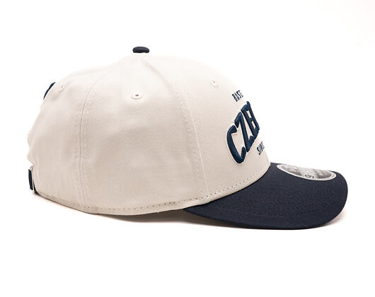 Kšiltovka New Era - Contrast Visor M-CROWN 9FORTY - Baseball Czechia - Ivory