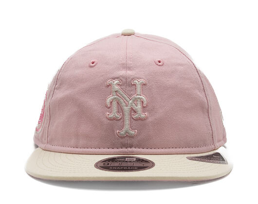 Kšiltovka New Era - MLB Washed Tie Dye 9FIFTY Retro Crown - NY Mets - Pink