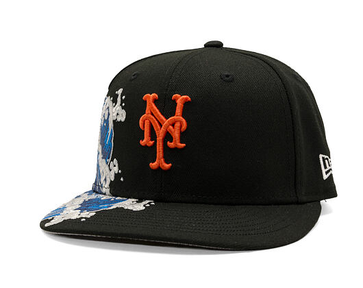 Kšiltovka New Era - MLB "Tidal Wave" 59FIFTY - NY Mets - Black