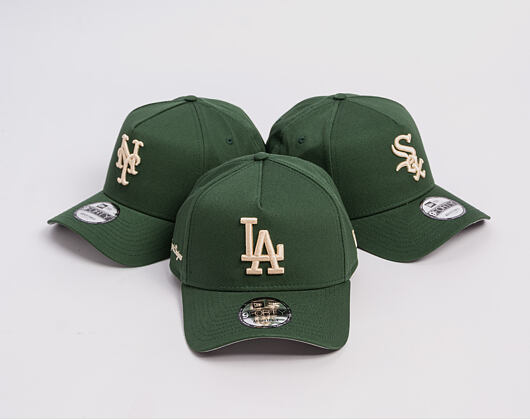 Kšiltovka New Era - MLB "Cilantro Green" 9FORTY A-Frame - LA Dodgers - Cilantro Green