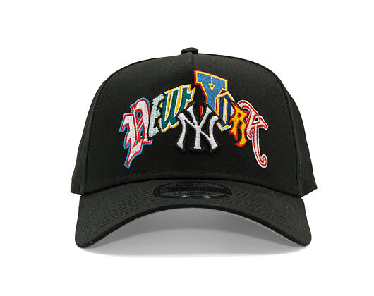 Kšiltovka New Era - MLB "Letter" 9FORTY A-Frame - NY Yankees - Black