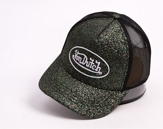 Kšiltovka Von Dutch - Trucker - Glitter - Black