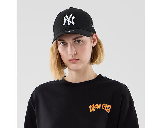 Triko New Era - Branded Food Character Oversized Tee - Black