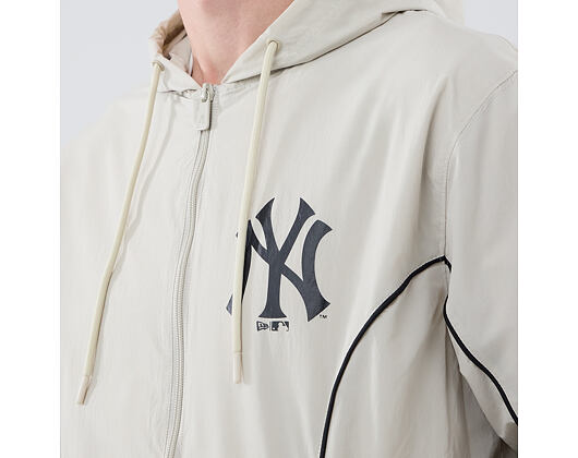 Bunda New Era - MLB Piping Track Jacket - NY Yankees - Stone