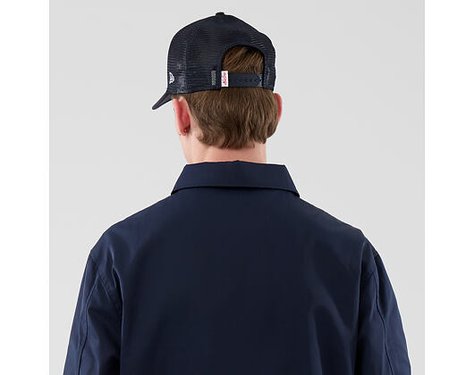 Bunda New Era - Branded Shacket - Navy - Zip Front