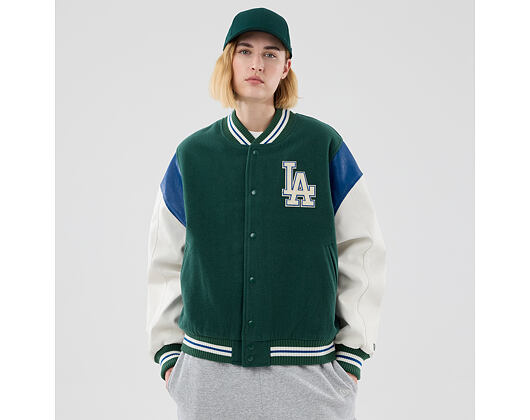 Bunda New Era - MLB Varsity Jacket - LA Dodgers - Cilantro Green