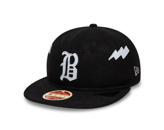 Kšiltovka New Era - MLB IMAGE DROP Heritage 9FIFTY Retro Crown - Atlanta Braves - Black