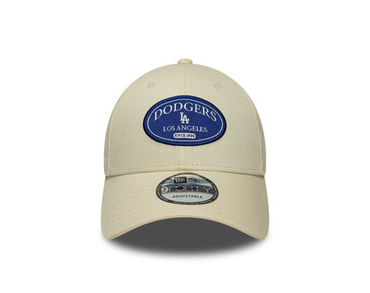 Kšiltovka New Era - MLB Patch 9FORTY - LA Dodgers - Cream