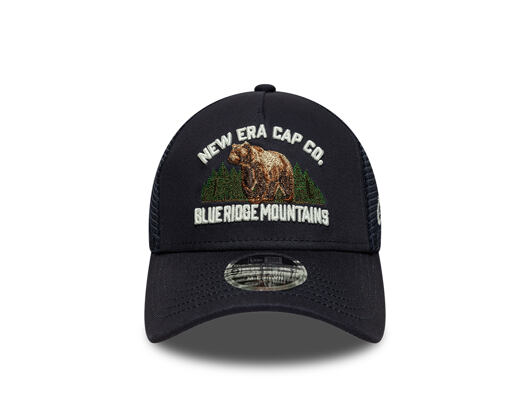 Kšiltovka New Era - Branded Graphic 9FORTY M-CROWN A-Frame Trucker - Navy