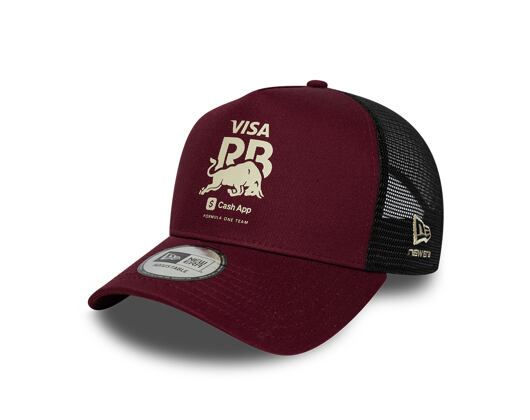 Kšiltovka New Era - F1 Seasonal 9FORTY A-Frame Trucker - Visa Cash App RB - Burgundy