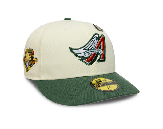 Kšiltovka New Era - MLB Cooperstown Pin 59FIFTY - Anaheim Angels - Cilantro Green / Cream