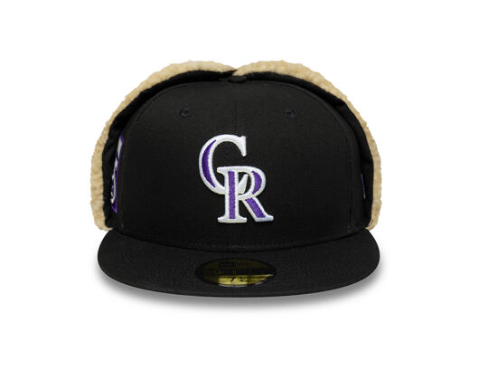 Kšiltovka New Era - MLB World Series Cooperstown Dog-Ear 59FIFTY - Colorado Rockies - Black