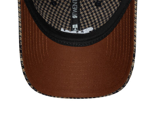 Kšiltovka New Era - Herringbone 9TWENTY - Barcelona FC - Brown