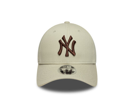 Kšiltovka New Era - MLB 9FORTY M-CROWN - NY Yankees - Stone / Deep Auburn