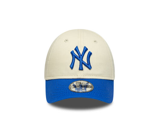 Dětská Kšiltovka New Era - MLB Essential 9FORTY - NY Yankees - Cream / Blue