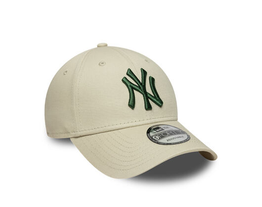 Kšiltovka New Era - MLB League Essential 9FORTY - NY Yankees - Stone / Cilantro Green
