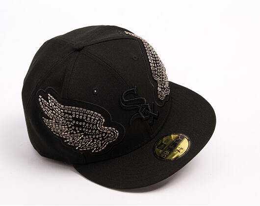 Kšiltovka New Era - MLB Tonal Wing 59FIFTY - Chicago White Sox - Black