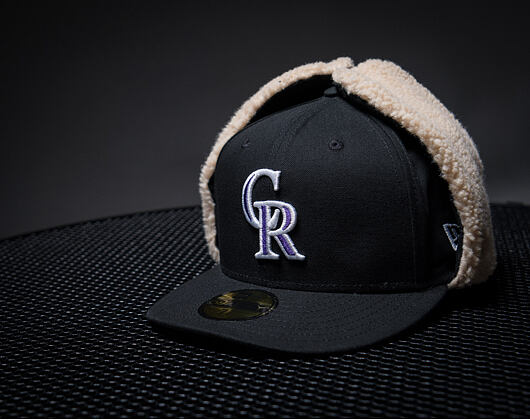 Kšiltovka New Era - MLB World Series Cooperstown Dog-Ear 59FIFTY - Colorado Rockies - Black