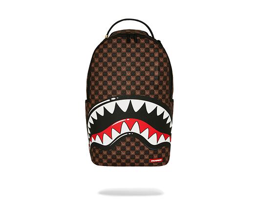 Batoh Sprayground - Sharks In Paris Wtf Bubble Brown Check Backpack