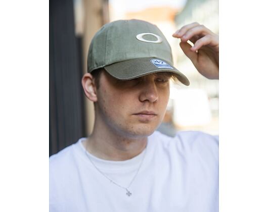 Kšiltovka Oakley - Remix Dad Hat - Boulder/Army Green/Mist