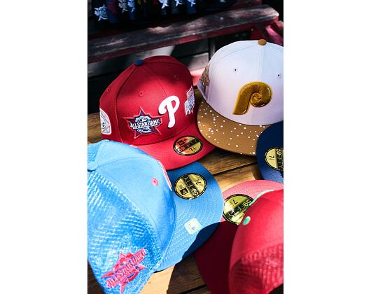 Kšiltovka New Era - MLB All Star Game 2026 59FIFTY - Philadelphia Phillies - Cream / Panama Tan