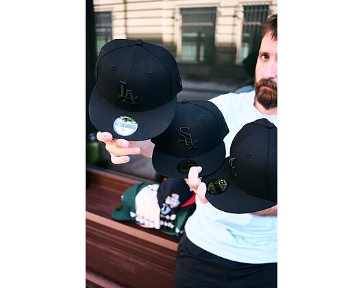 Kšiltovka New Era - MLB Essential 59FIFTY - LA Dodgers - Black