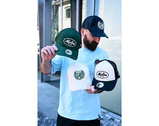 Dámská Kšiltovka New Era - Branded Velour 9FORTY M-CROWN A-Frame Trucker - Navy