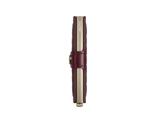 Peněženka Secrid - Miniwallet Emboss Diamond Premium - Bordeaux