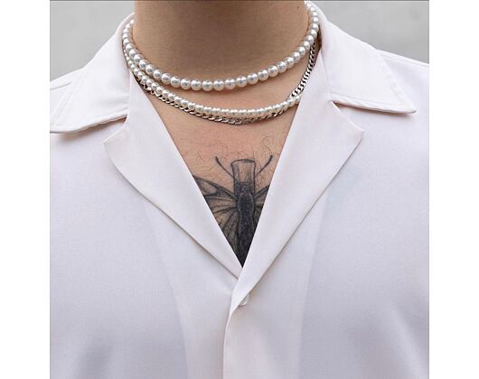 Řetízek Fainz - Big Pearl Chain - Silver