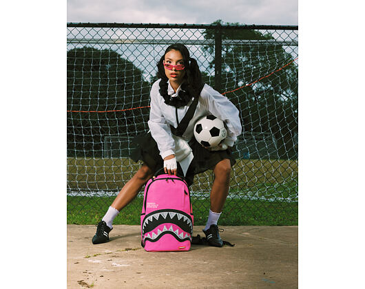 Batoh Sprayground - Shark Central Pink Embroidered Shark Backpack