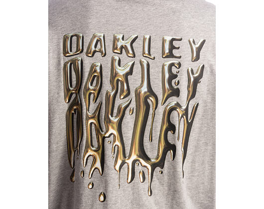 Triko Oakley - Stacked Metal Tee - New Granite Hthr