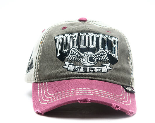 Kšiltovka Von Dutch - Baseball - Embroidery - Red / Green