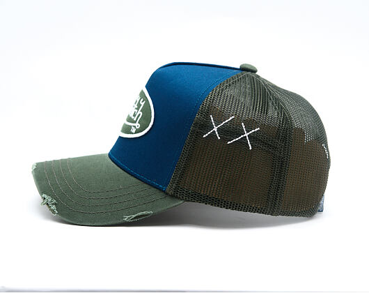 Kšiltovka Von Dutch - Trucker - Patch - Green / Navy