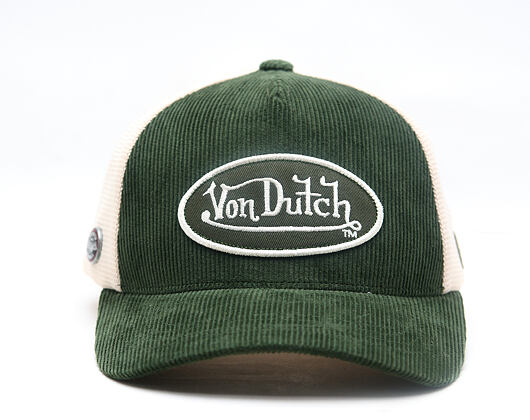 Kšiltovka Von Dutch - Baseball - Corduroy Patch Premium - Green