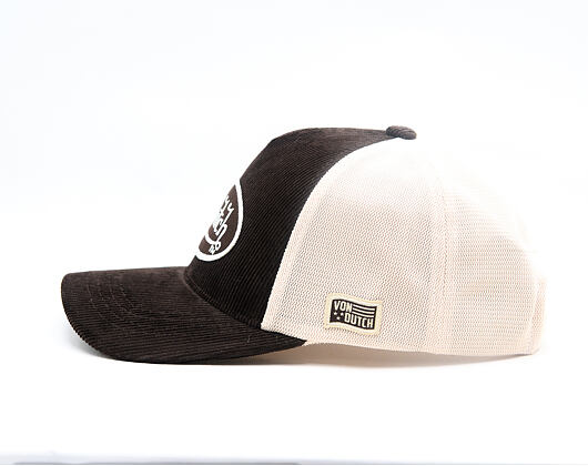 Kšiltovka Von Dutch - Baseball - Corduroy Patch Premium - Brown