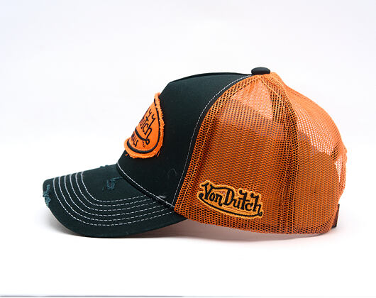 Kšiltovka Von Dutch - Baseball - Vintage Distressed - Orange / Navy