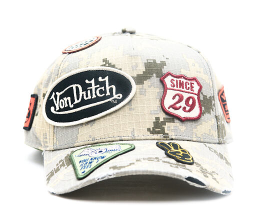 Kšiltovka Von Dutch - Baseball - Camo Patch - Camo