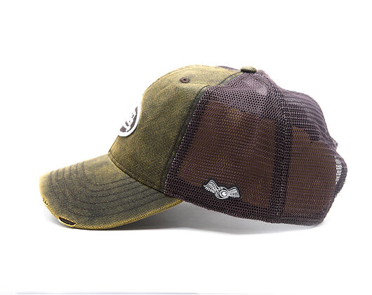 Kšiltovka Von Dutch - Baseball - Coated Cotton Patch - Green