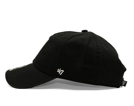 Kšiltovka '47 Brand - NFL CLEAN UP - Las Vegas Raiders - Black