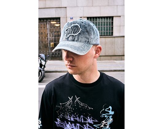 Dámská Kšiltovka DAD CAP EN JEAN AVEC PATCH VD A FRANGES