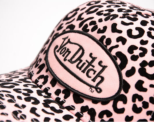 Dámská Kšiltovka Von Dutch - Baseball - Velvet Print Embroidery - Pink / Camo