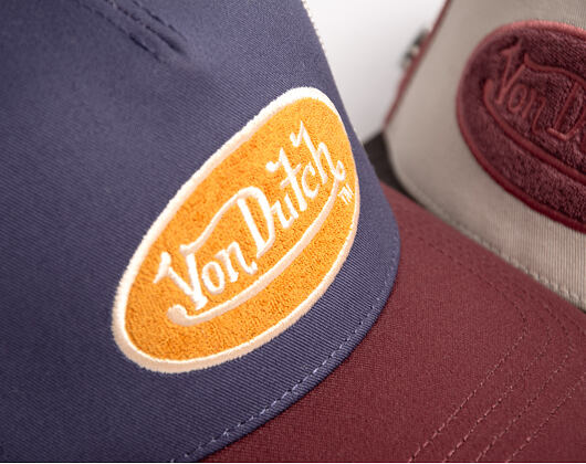 Kšiltovka Von Dutch - Baseball - Patch Premium - Red / Purple