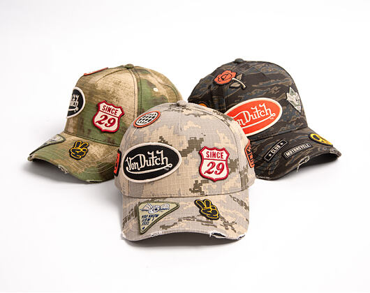 Kšiltovka Von Dutch - Baseball - Camo Patch - Camo