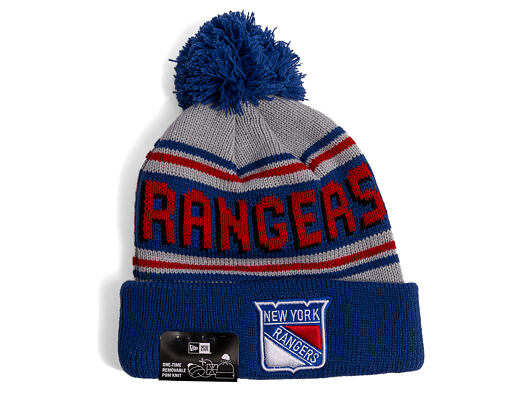 Kulich New Era - NHL Evergreen Wordmark Pom Medium Knit - NY Rangers - Team Color