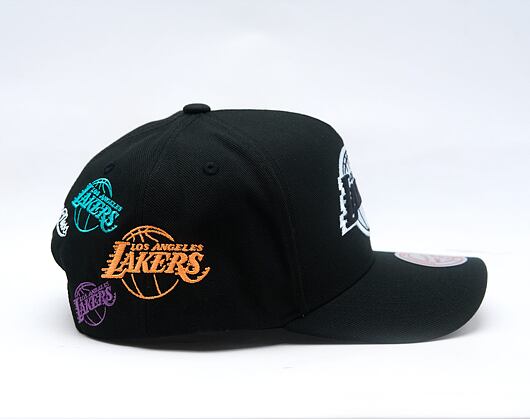 Kšiltovka Mitchell & Ness - NBA 404 Club Neon Pro Snapback - Los Angeles Lakers - Black