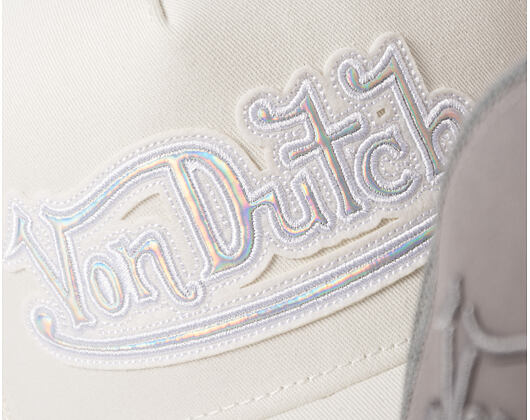 Dámská kšiltovka Von Dutch - Felt & TPU Patch Baseball - Beige